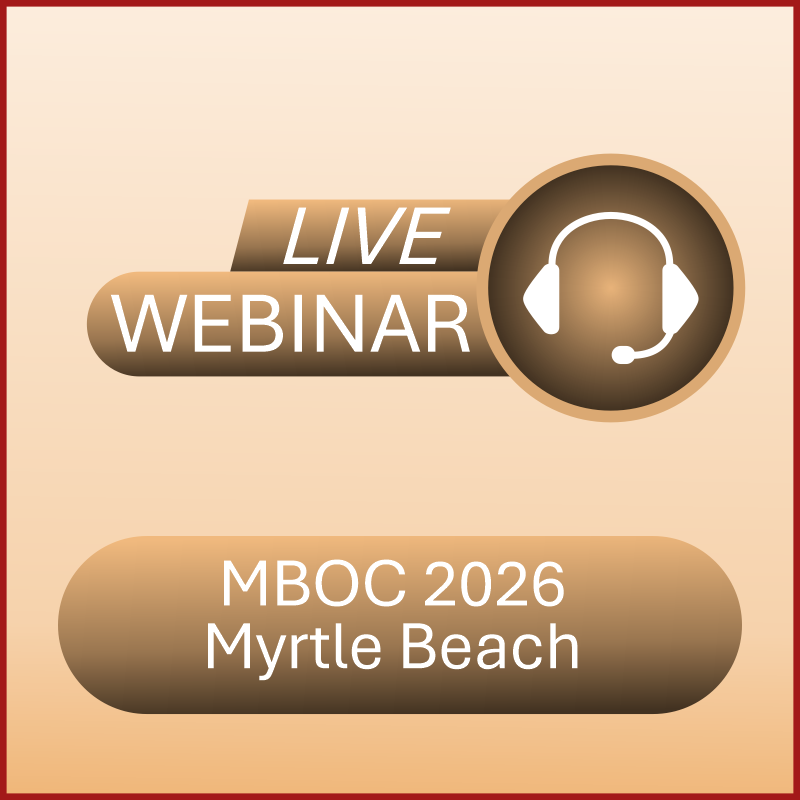 Live Webinar Training 2026 - Myrtle Beach