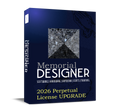 2026 MemorialDESIGNER Perpetual License Upgrade