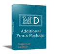 Additional Fonts Package Perpetual License - Standalone