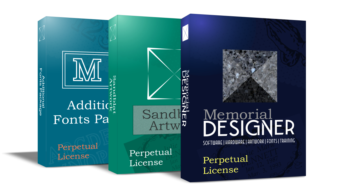Already own CorelDRAW? MemorialDESIGNER Only, Perpetual License - Standalone