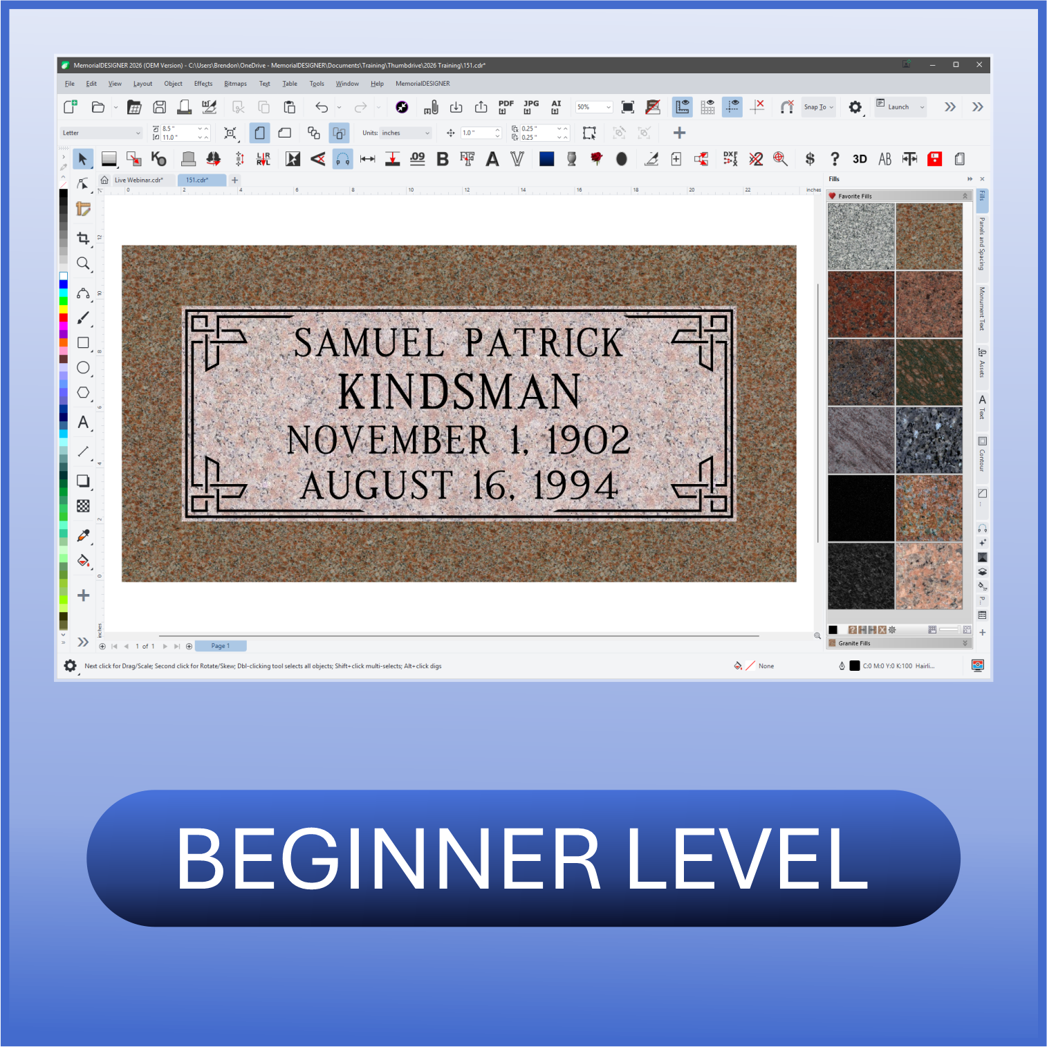 Beginner Session 1-1, Basic Workspace & Design