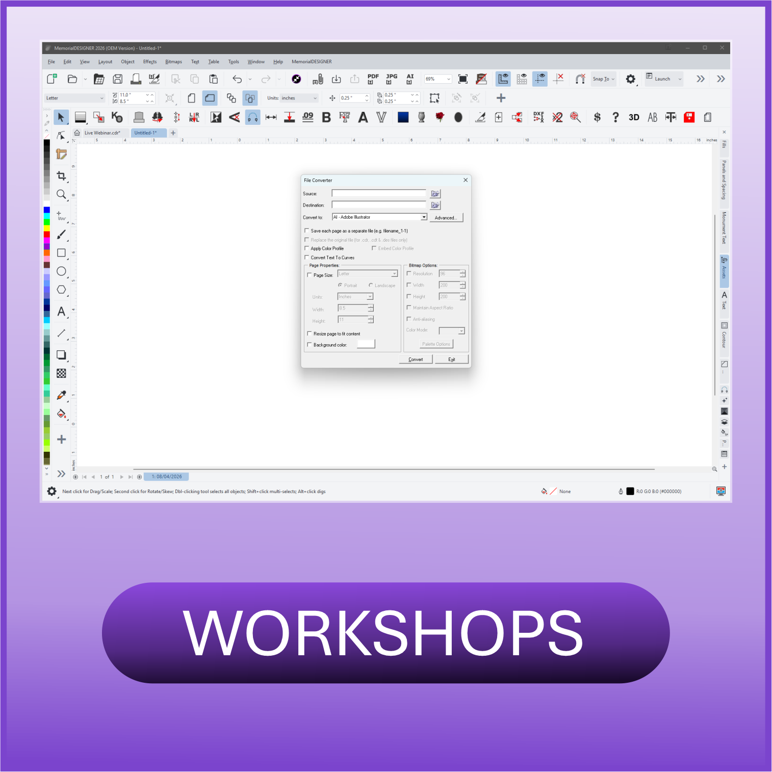 Workshop 1-3, Integrating & Bulk Converting