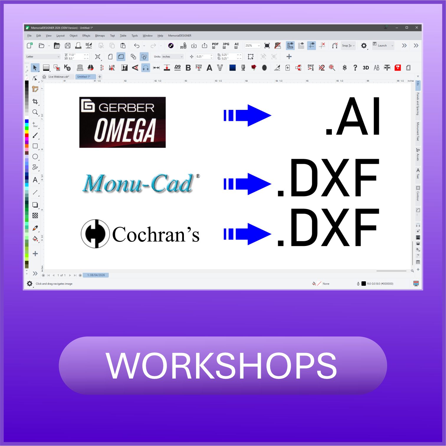 Workshop 2-3, Batch Importing