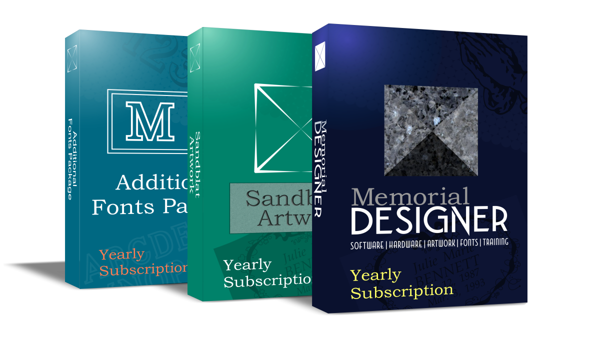 Already own CorelDRAW? MemorialDESIGNER Only, Yearly Subscription  - Standalone