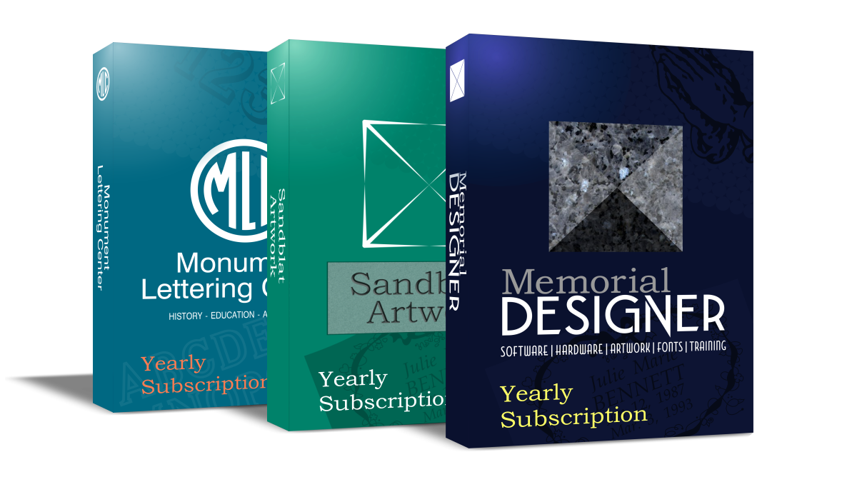 Already own CorelDRAW? MemorialDESIGNER Only, Yearly Subscription  - Standalone