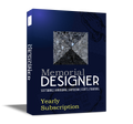 Already own CorelDRAW? MemorialDESIGNER Only, Yearly Subscription  - Standalone