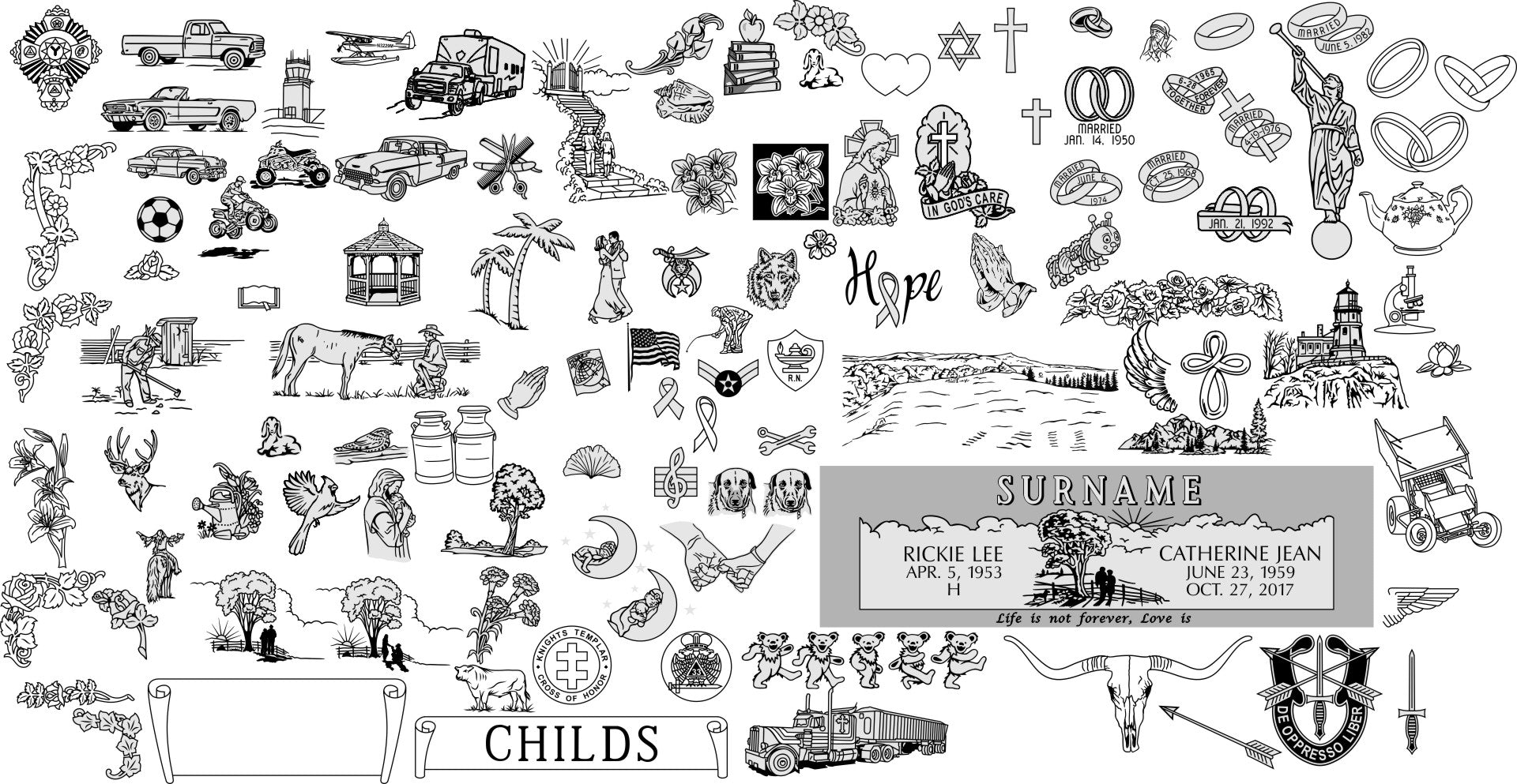 Cameron's Custom Sandblast Collection